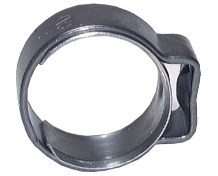 Oetiker 1-Ohr Schlauchschellen Edelstahl mit Einlagering