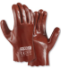 Preview: PVC-Arbeitshandschuhe Rotbraun, VPE 12 Paar