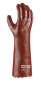 Preview: PVC-Arbeitshandschuhe Rotbraun Länge ca.45 cm, VPE 12 Paar