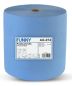 Preview: Stehende FUNNY 074 Industrie-Putztuchrolle XL – 3-lagig blau, 1000 Blatt aus hochwertigem Zellstoff