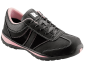 Preview: S2 Damen-Sicherheitsschuh RUNNEX 5280 GirlStar aus schwarzem Nubukleder mit pinken Akzenten