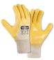 Preview: teXXor 2356 Nitril-Arbeitshandschuhe gelb mit Strickbund – Sanilexo