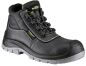 Preview: teXXor 6324 VERSAILLES S3S Sicherheitsstiefel in Schwarz mit grauen Nähten.