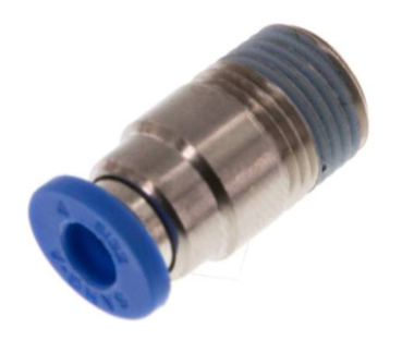 Steckverschraubungen "runde" Körperform