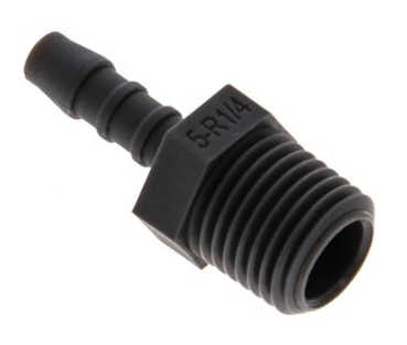 Gewindetülle Polyamid R 1/4"- 5 mm