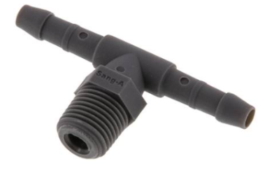 T-Gewindetülle Polyamid R 1/8"- 6mm