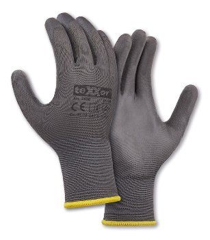 Polyester-Montagehandschuhe POLYURETHAN BESCHICHTET, VPE 12 Paar