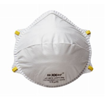 Feinstaubmaske FFP1 D mit Nasenbügel, 20er Pack