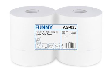 Jumbo-Toilettenpapier MAXI 2-lagig Ø 28 cm Zellstoff 6 Rollen