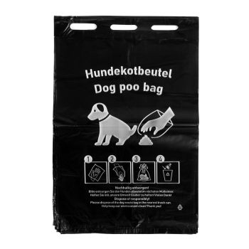 Hundekotbeutel HDPE- schwarz oder rot- 2000 Stück