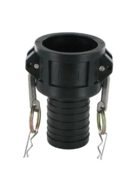 Kamlok Kupplung PP Typ C DN20 3/4 Zoll mit 13 mm Schlauchstutzen sanilexo