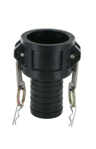 Kamlok Kupplung PP Typ C DN20 3/4 Zoll mit 21 mm Schlauchstutzen sanilexo
