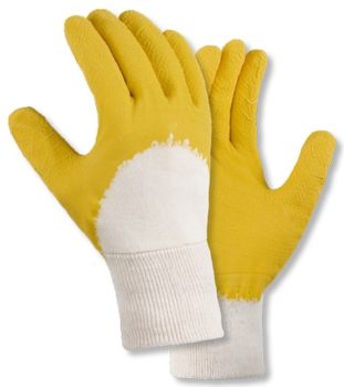 teXXor 2201 Universalhandschuhe in Gelb-Natur, Größe 10 XL – Sanilexo