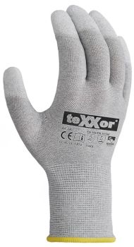 Detailansicht des antistatischen Carbon-Gewebes teXXor 2403