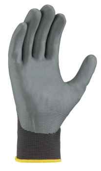 Detailansicht Handinnenfläche teXXor 2430 – mikroporöse Nitrilschaum-Beschichtung für maximalen Grip