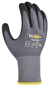 Atmungsaktiver grauer Nylon-Handrücken des teXXor 2431