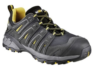 Sportlicher teXXor 6112 LYON S1 Sicherheitsschuh in Blau/Schwarz mit Veloursleder
