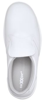 Draufsicht auf den teXXor 6251 Slipper – Sicht auf den Gummizug und Einstiegsbereich.