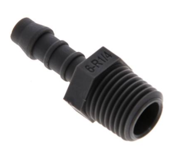 Gewindetülle Polyamid R 1/4"- 6 mm