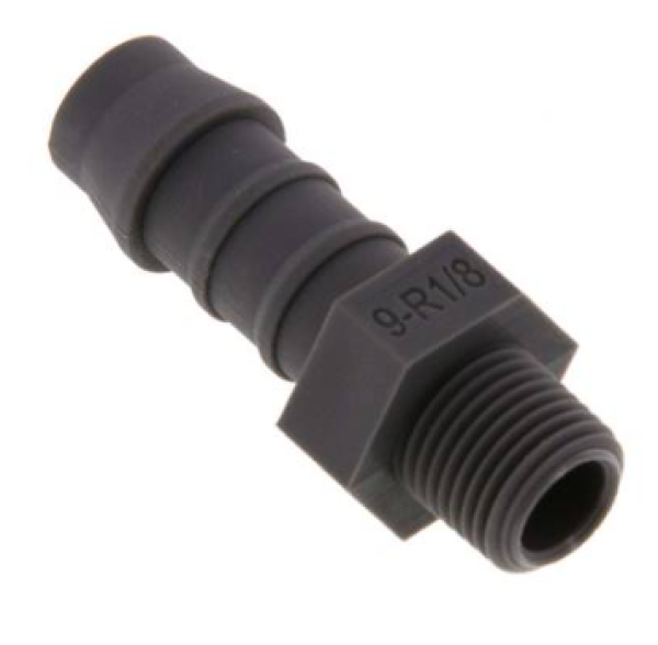Gewindetülle Polyamid R 1/8"- 9 mm