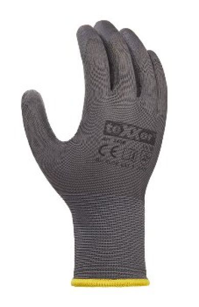 Polyester-Montagehandschuhe POLYURETHAN BESCHICHTET, VPE 12 Paar