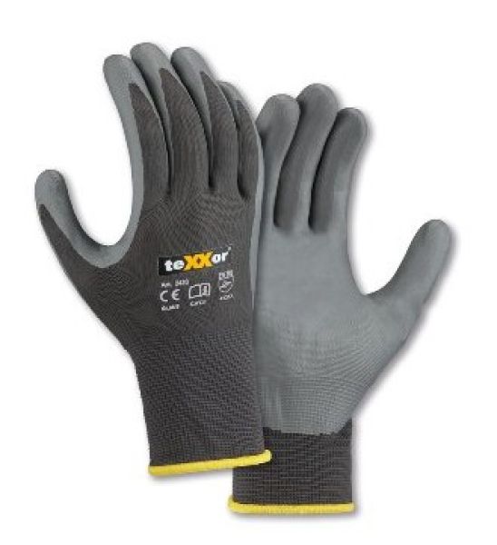 Montagehandschuhe NITRIL BESCHICHTET, VPE 12 Paar