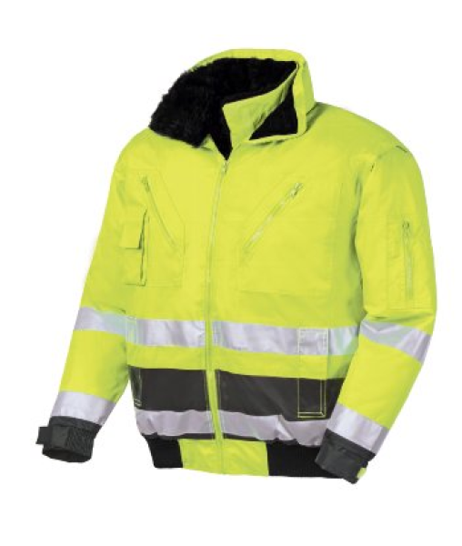 Warnschutz-Pilotenjacke VANCOUVER 4106 Wind- und wasserdichte Ausstattung