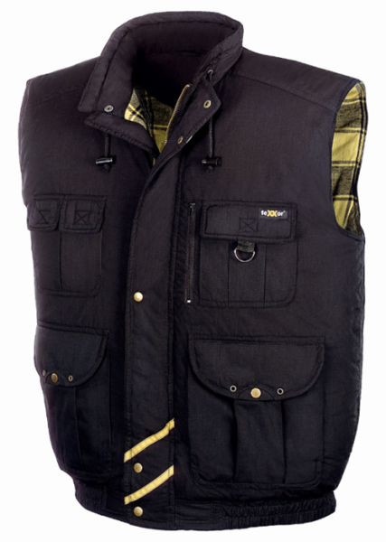 Arbeitsweste-Weste 4258 TRONDHEIM schwarz