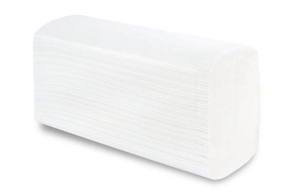 Z-Falz Papierhandtuch Zellstoff hochweiß 2-lagig 23,5 x 24 cm 3.750 Blatt