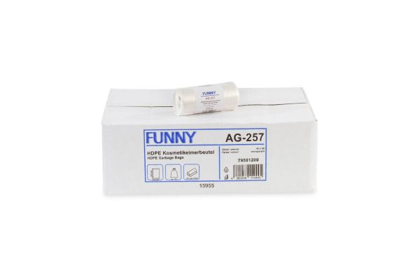 Kosmetikeimerbeutel HDPE natur 10 Liter 2.000 Stück