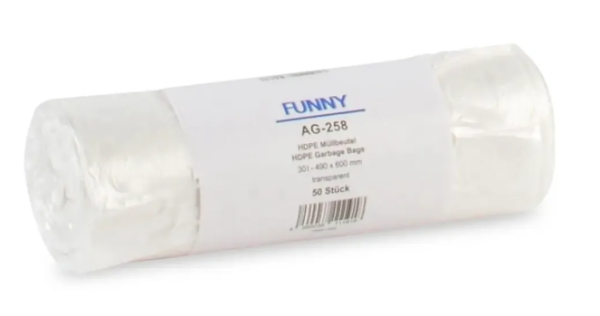 Müllbeutel HDPE natur 30 Liter 2.000 Stück