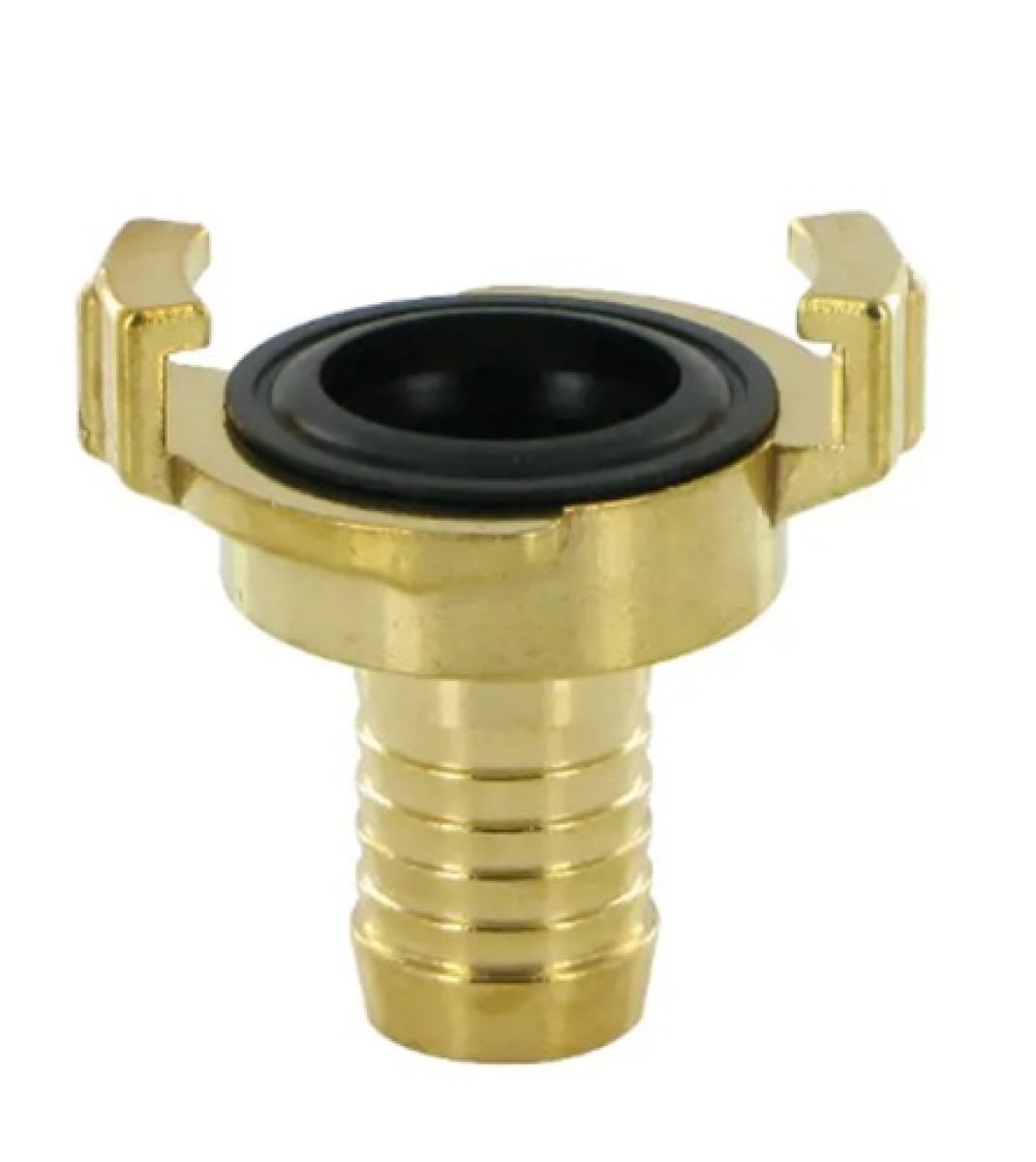 Industrie Klauenkupplung aus Messing mit 13 mm (1/2 Zoll) Schlauchtuelle und NBR Dichtung von sanilexo