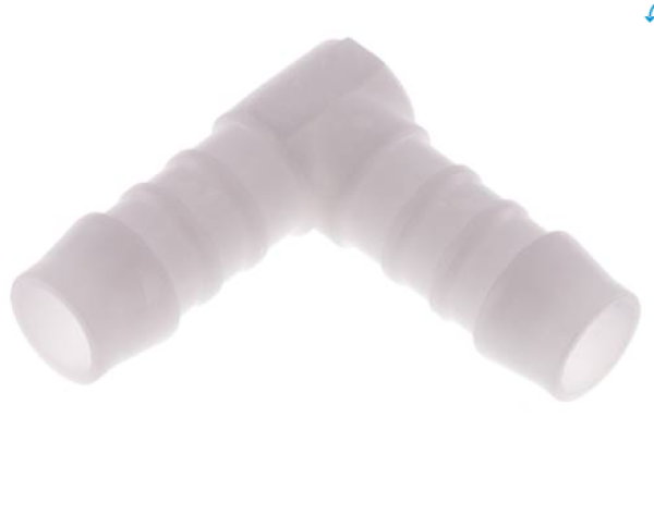 Winkel Schlauchverbinder Ø 3 mm POM