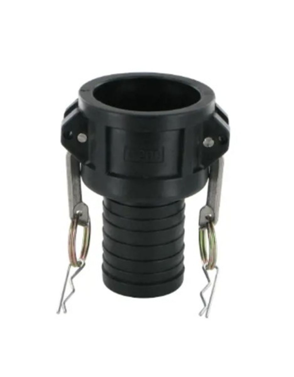 Kamlok Kupplung PP Typ C DN50 2 Zoll mit 51 mm Schlauchstutzen sanilexo