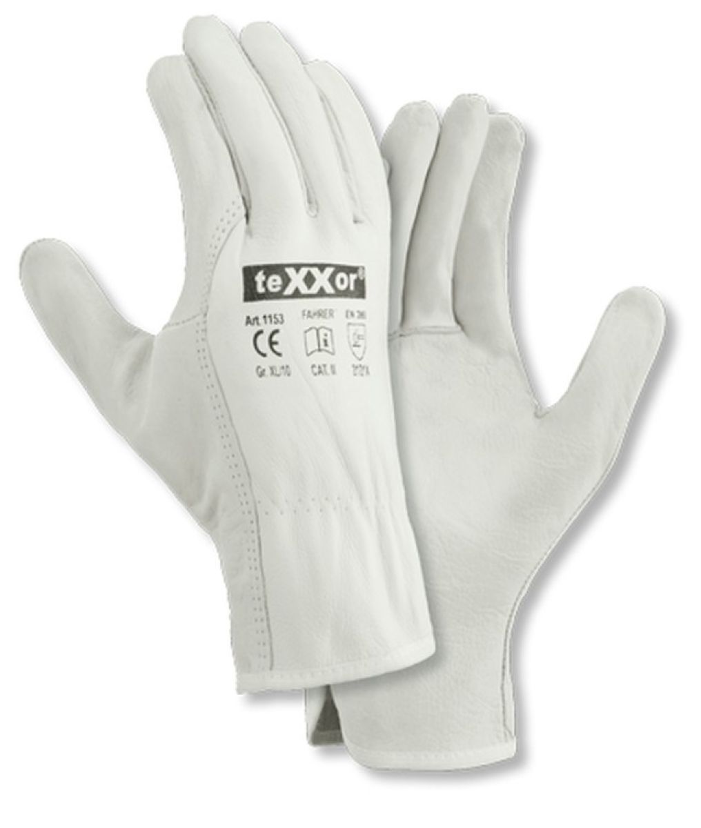 teXXor® 1153 FAHRER Rindnappaleder-Handschuhe (1 Paar)