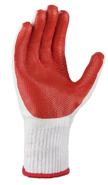 Rote Latex-Innenhandbeschichtung für maximalen Grip beim teXXor 2205