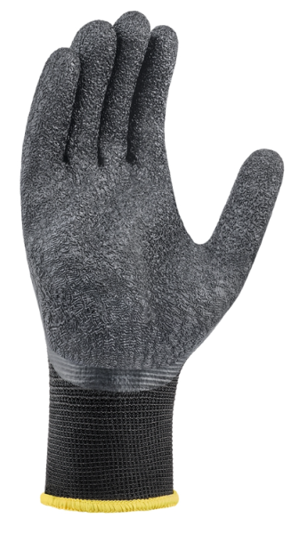 Detailansicht der schrumpfgerauten Latex-Innenhand des teXXor 2425 für maximalen Grip.