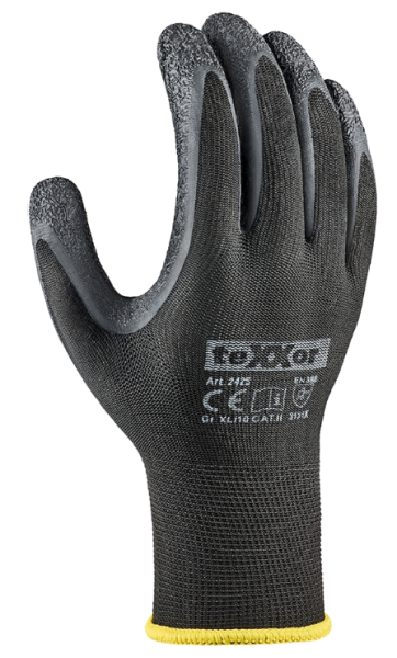 Rückansicht des teXXor 2425 Strickhandschuhs – atmungsaktiv und flexibel.