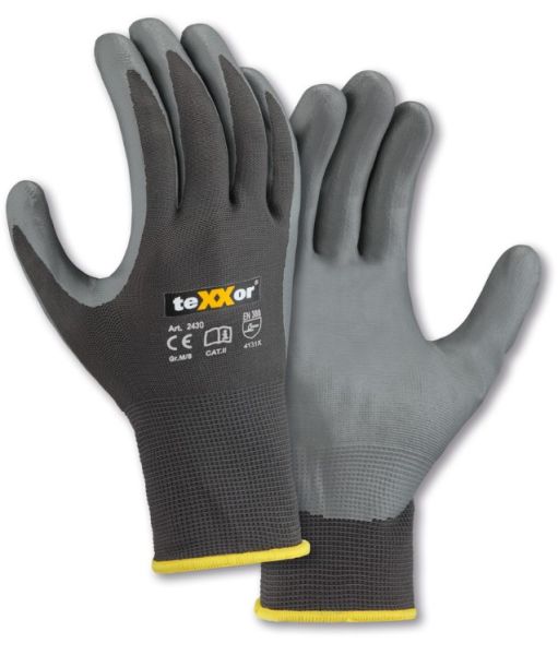 teXXor 2430 Montagehandschuhe Nitril beschichtet – 1 Paar Abbildung