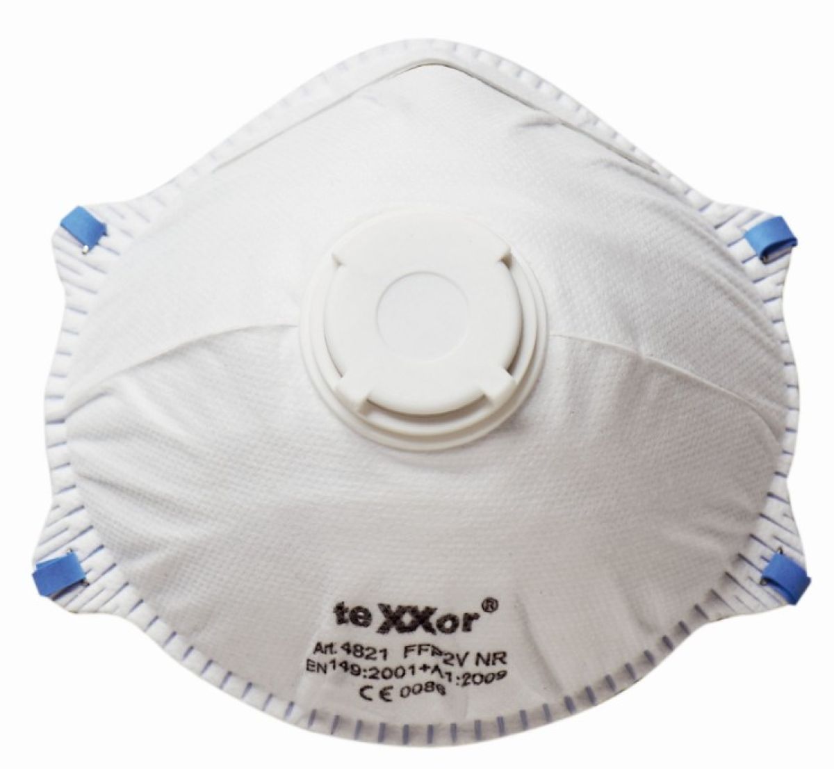 teXXor® 4821 Feinstaubmaske FFP2/V NR D mit Ventil & Nasenbügel