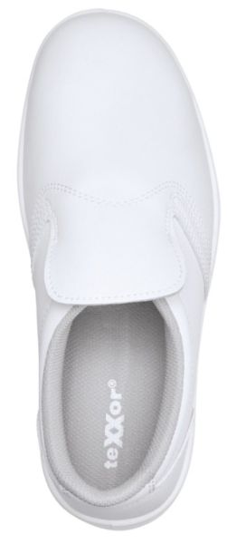 Draufsicht auf den teXXor 6251 Slipper – Sicht auf den Gummizug und Einstiegsbereich.