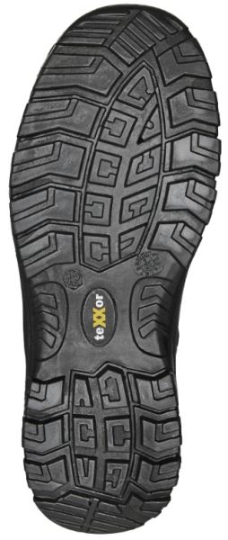 Profil der SR-geprüften PU/PU-Sohle des teXXor 6316 RENNES – Rutschhemmend & Robust.