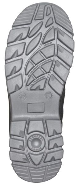 Rutschhemmende SR PU/PU-Laufsohle des teXXor 6324 VERSAILLES – Öl- und benzinfest.