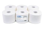 Jumbo-Toilettenpapier Zellstoff 2-lagig Ø 19,5 cm 6 Rollen - Centerfeed -