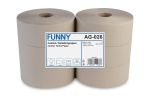 Jumbo-Toilettenpapier Recycling grau 1-lagig Ø 25 cm 6 Rollen