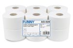 Jumbo-Toilettenpapier 3-lagig Zellstoff weiß Ø 19 cm 12 Rollen