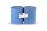 Putztuchrolle- 2-lagig- blau- 2 Rollen a` 1000 Blatt 36x34 cm