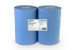 Putztuchrolle- 2-lagig- blau- 2 Rollen a` 500 Blatt 37,5x36 cm