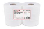Jumbo-Toilettenpapier Zellstoff weiß 2-lagig Ø 28 cm 6 Rollen