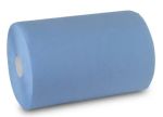 FUNNY 079 Industrie-Putztuchrolle 3-lagig blau – Einzelrolle aus saugstarkem Recyclingpapier